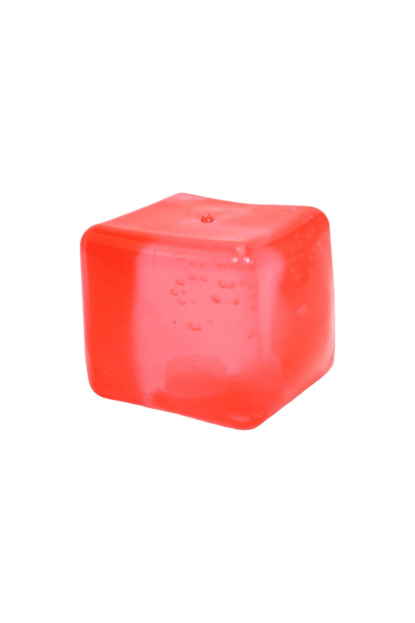 Clear Colorful Cube Maltose Putty Filled Squishy - PVC Box