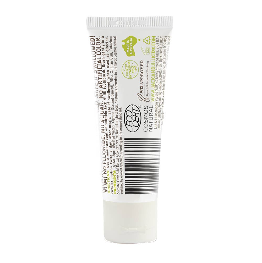 Jack N' Jill Natural Certified Toothpaste Flavor Free 50g