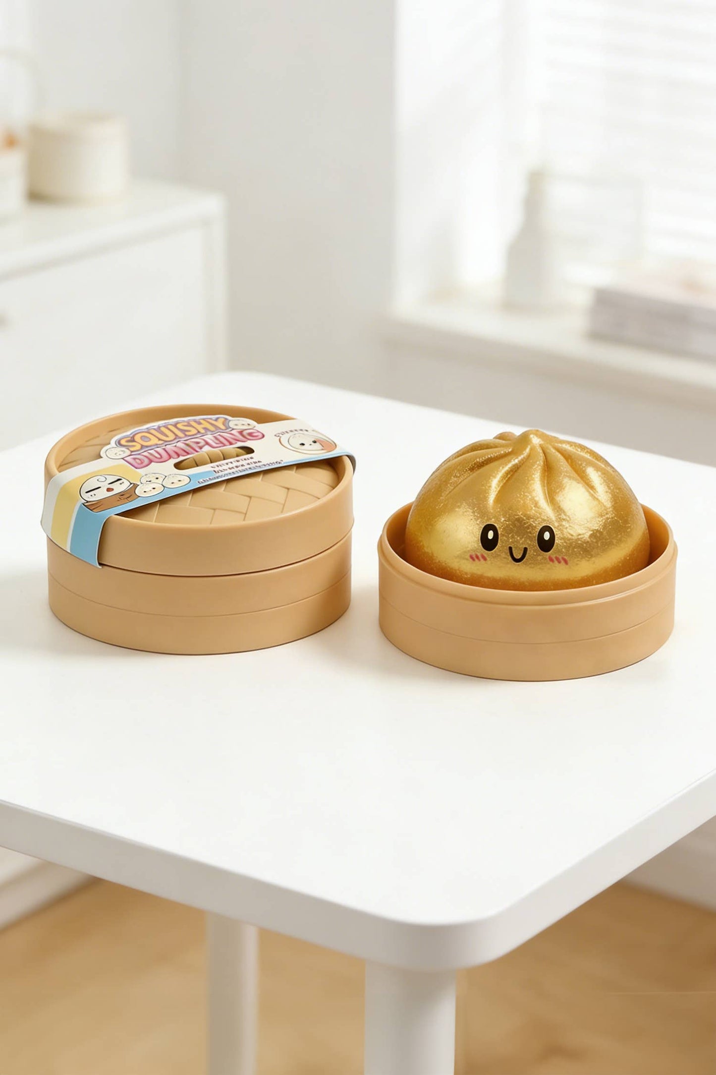 Cute Face Squishy Dumpling Squishy Toy
