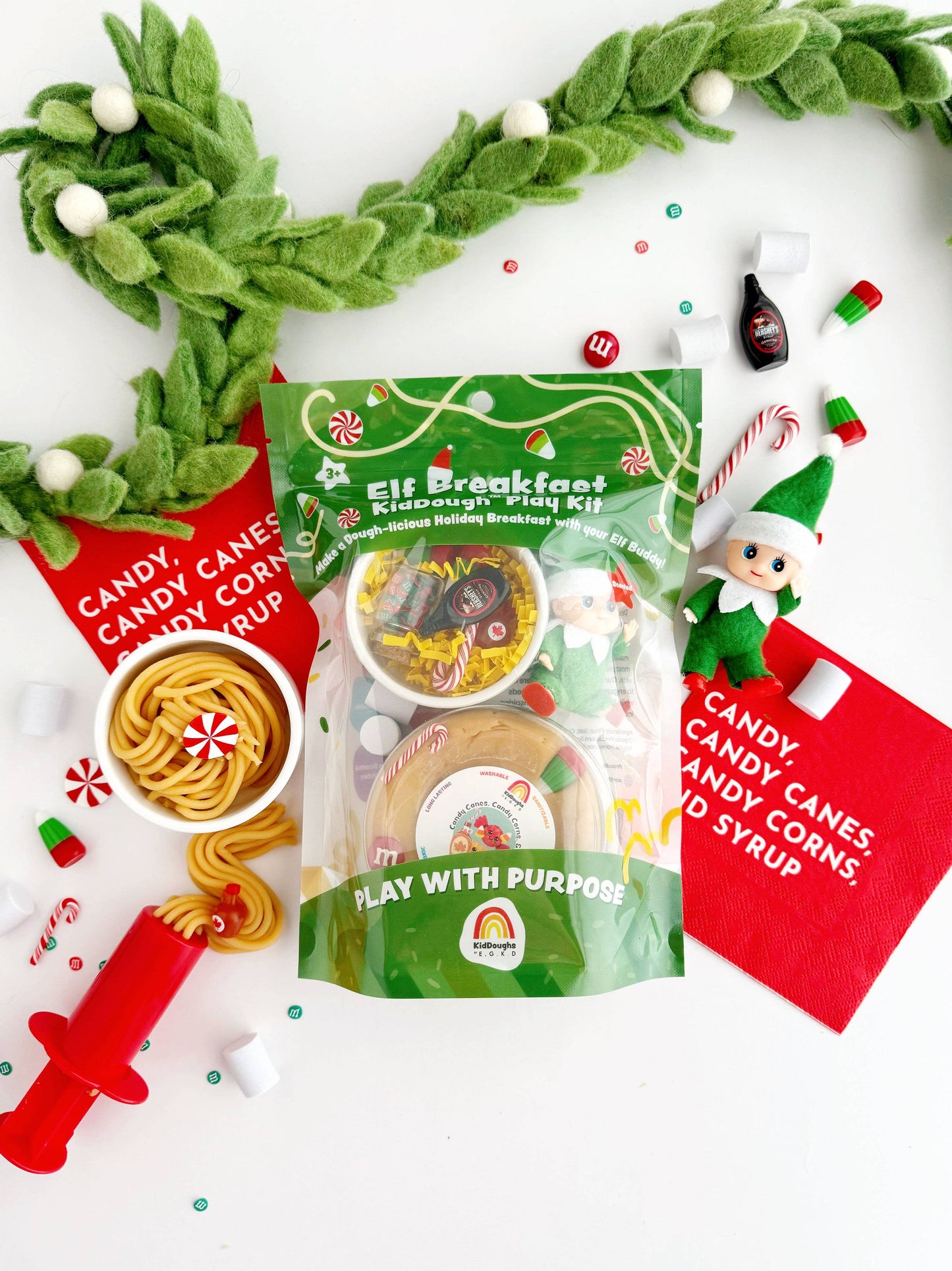 EGKD Elf Breakfast (Maple Syrup) KidDough Play Kit