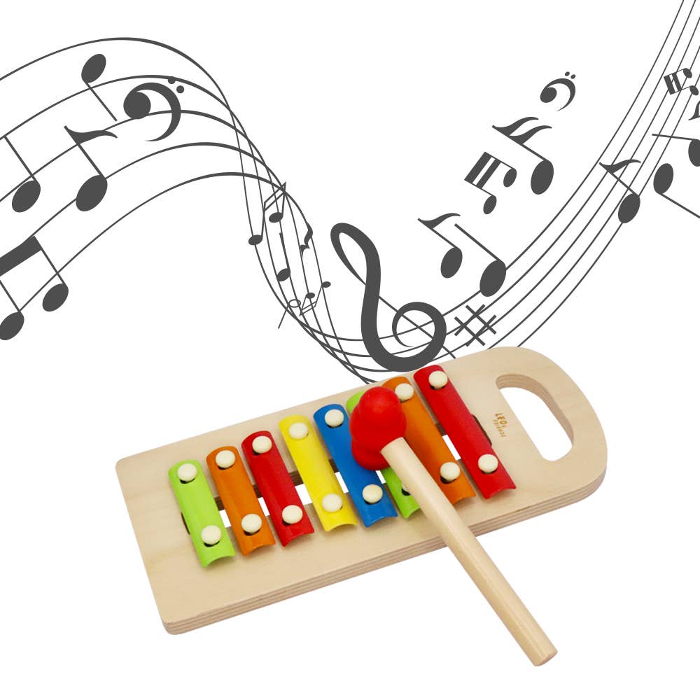 Leo & Friends Pound & Tap Xylophone with Slide-Out Xylophone