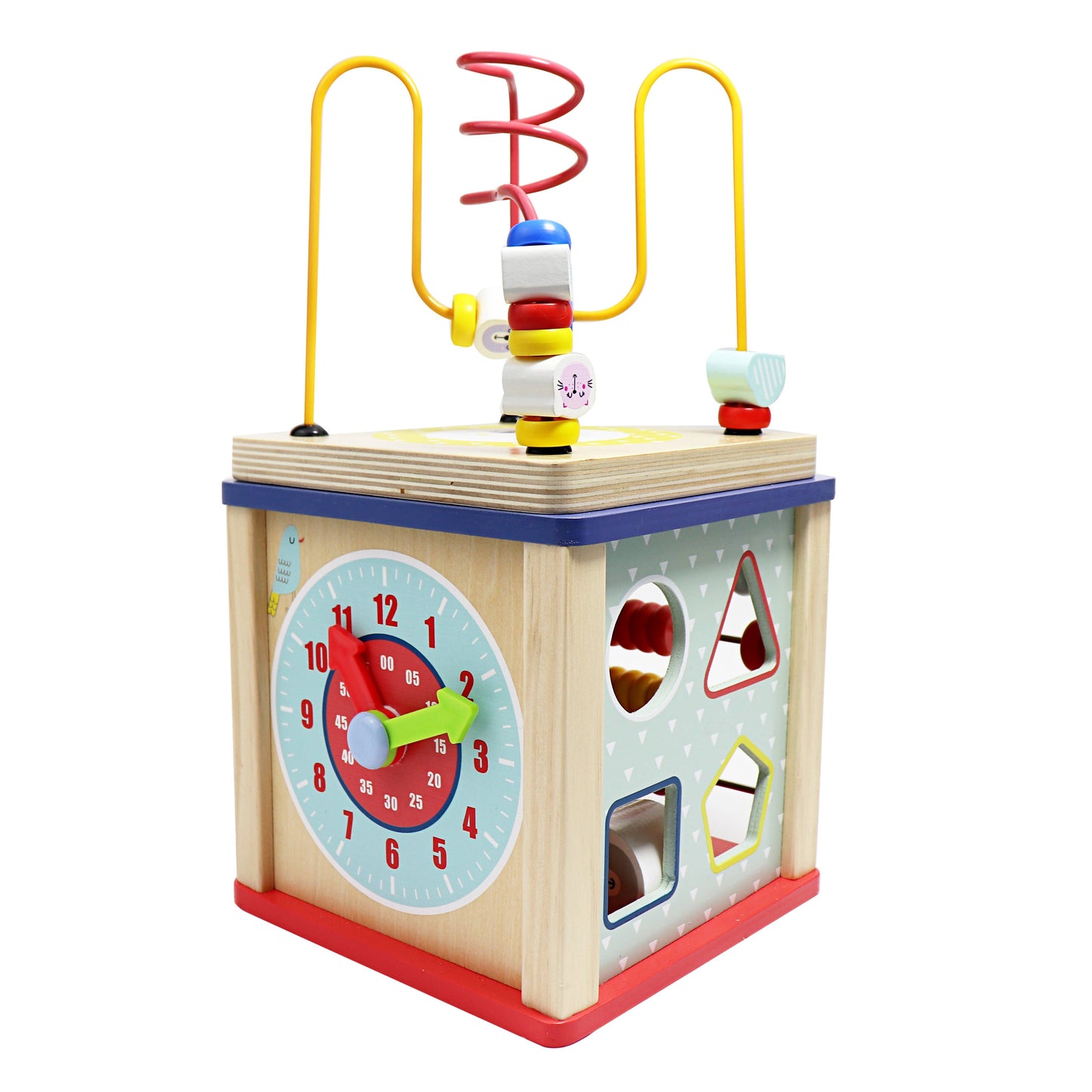 LEO & FRIENDS Wooden Activity Toy for 1, 2 Year-Old-Girls