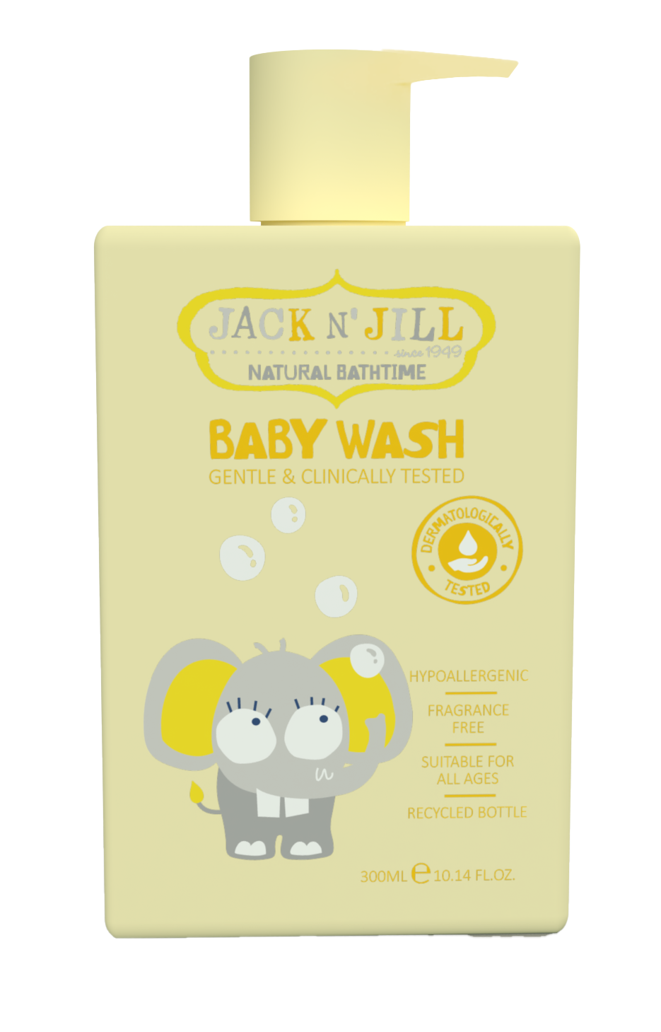 Jack N' Jill Baby Wash - Natural 300mL