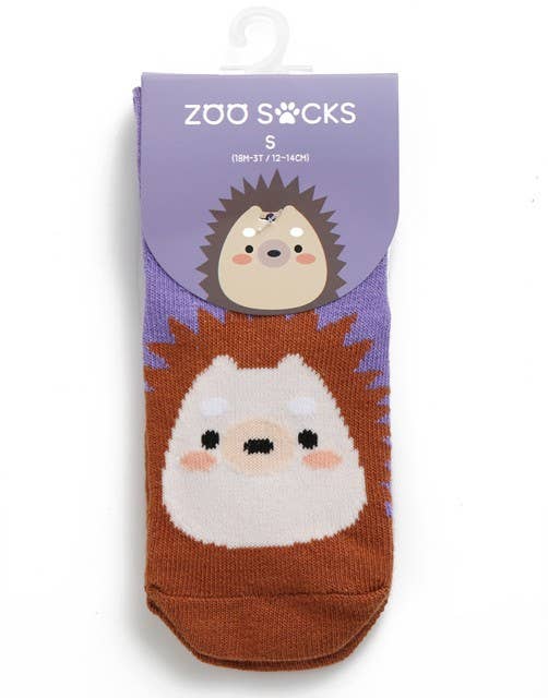 Vaenait Baby Hedgeghog Zoo Socks Baby Animal Socks: Brown