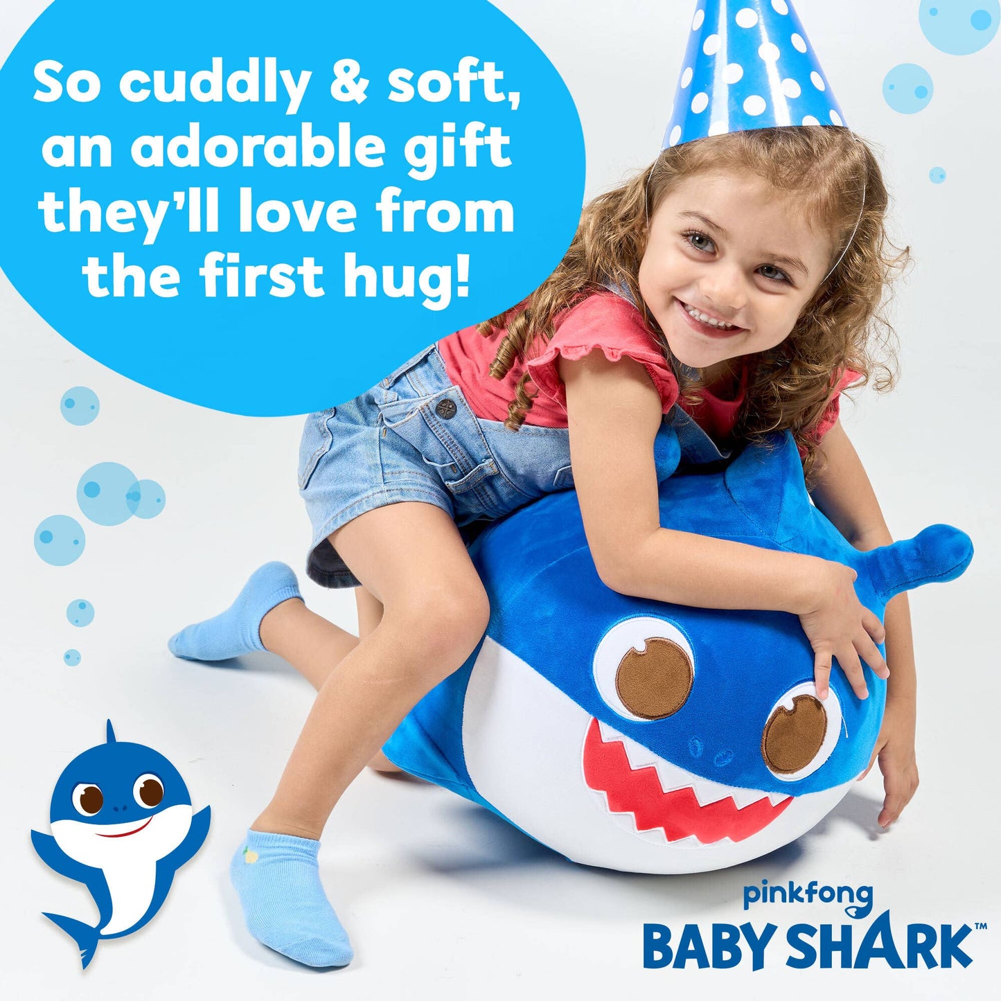Baby Shark (Daddy) Bouncy - Ride On Plush Toy for Toddlers