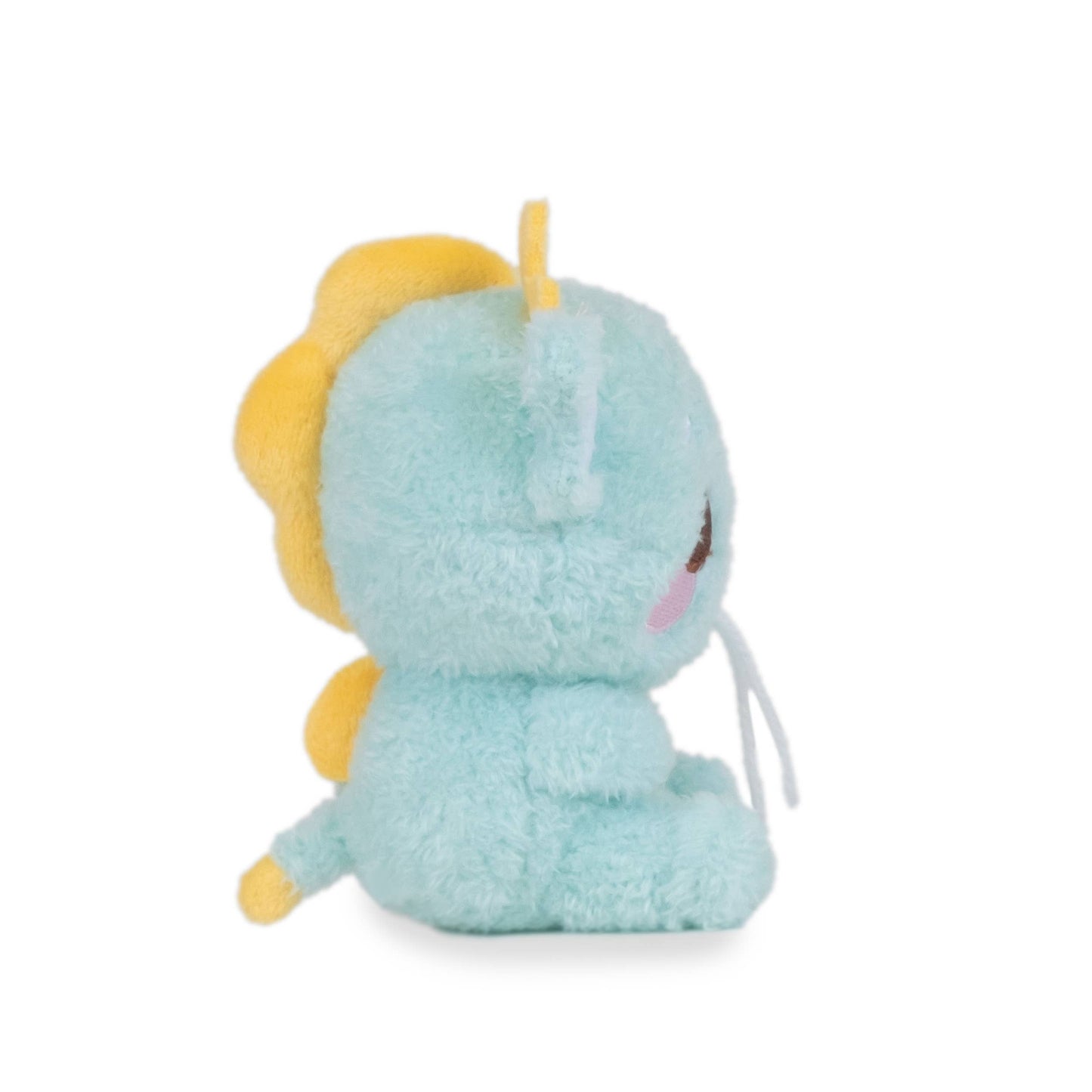 Cuddle Barn Mini Kai Keychain (Cute Kawaii Soft Blue Dragon Plush Clip)