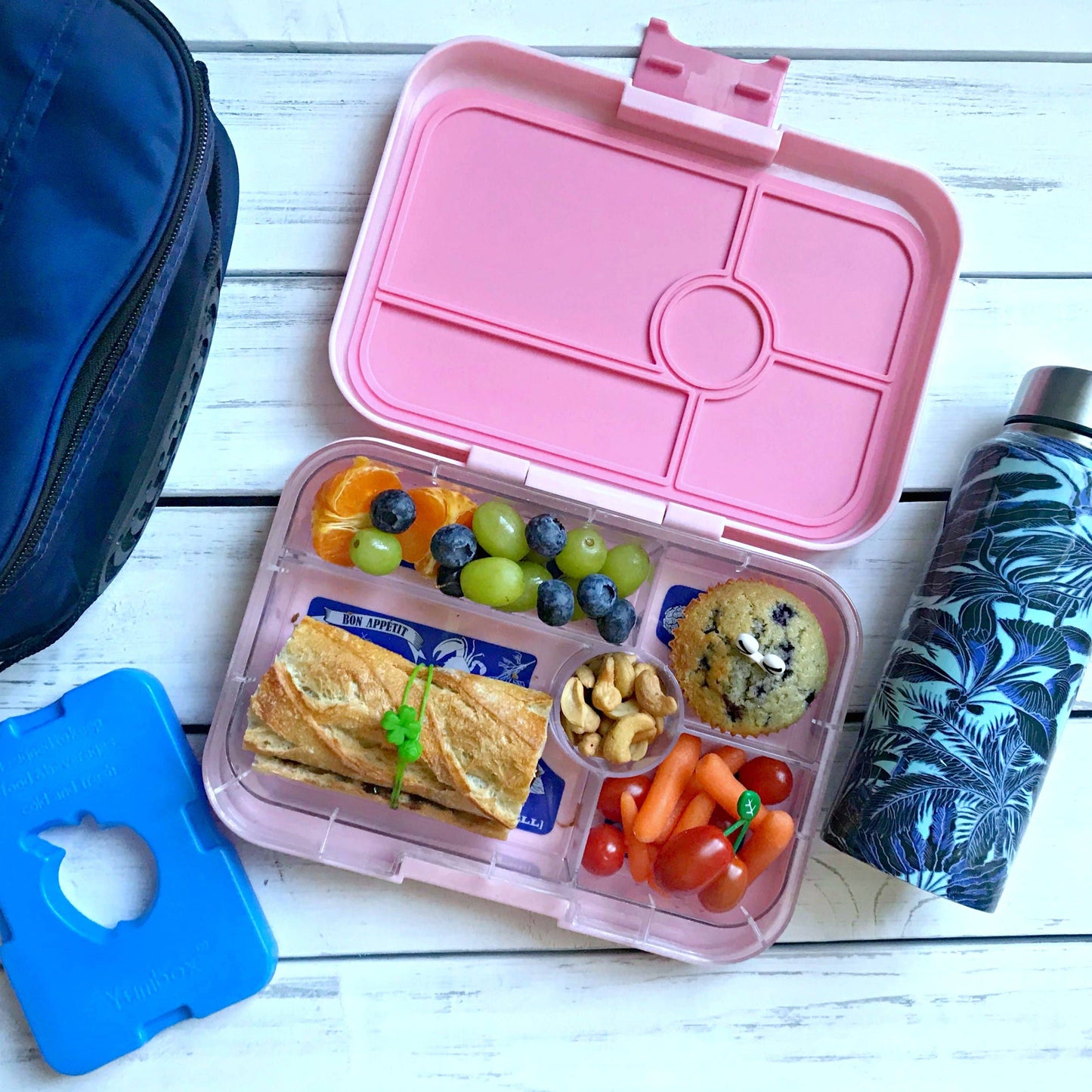 Yumbox Ice Packs - set of 4 Multi - Cool Pack, Slim Long-Las