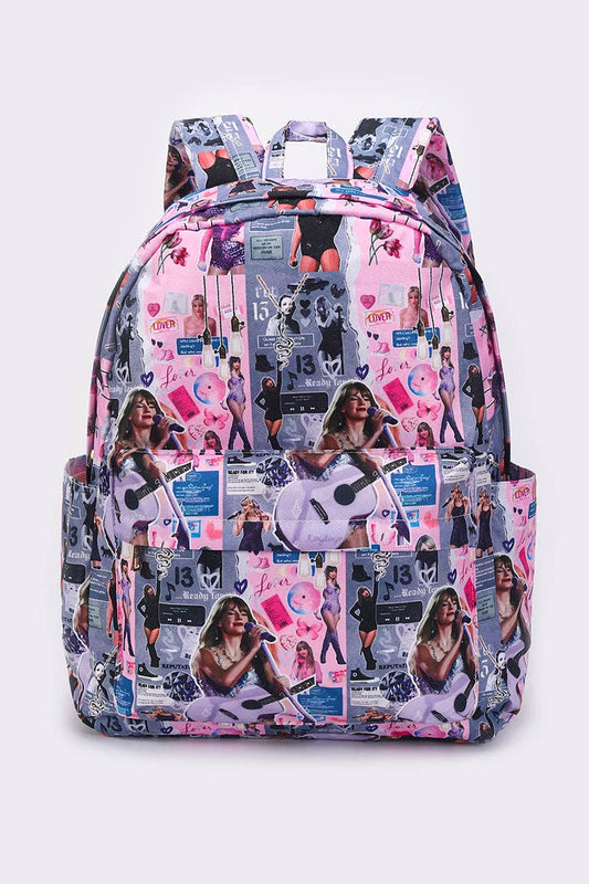 Sassy Kids Grey Music Tour Kids Backpack