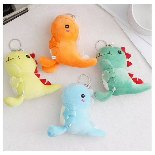Dinosaur Soft Plush Keychain - Assorted in Bulk