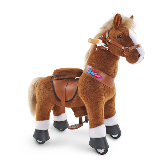 PonyCycle Ride-On Brown Horse Classic Model U