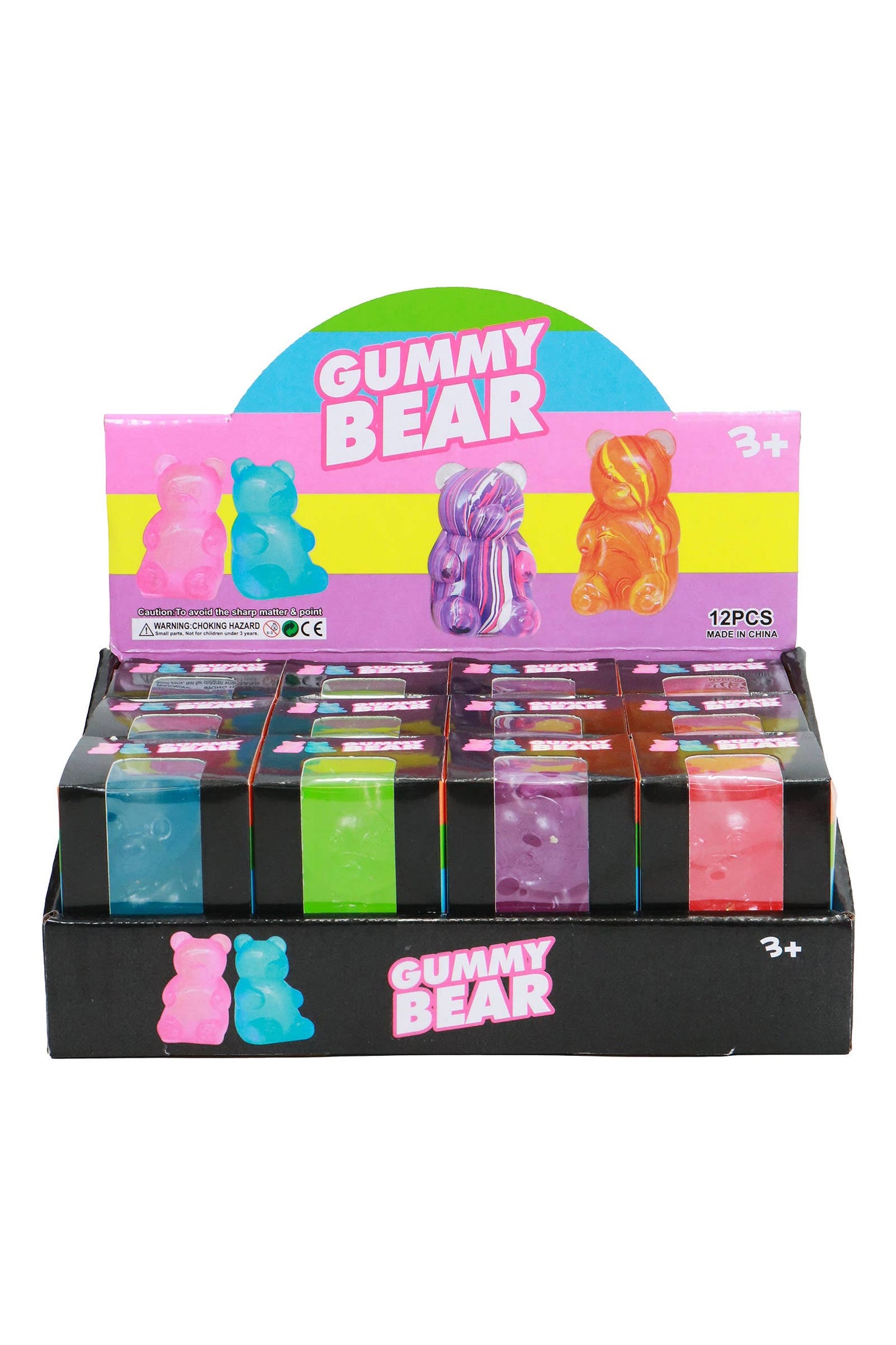 Mini Teddy Bear Thick Maltose Putty Filled Squishy