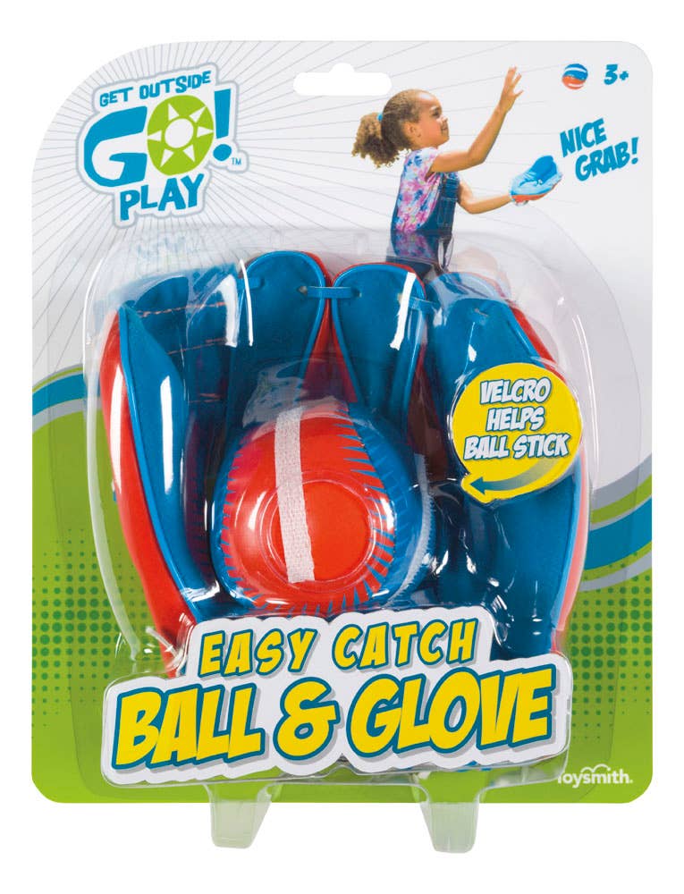 Toysmith Get Outside GO!™ Easy Catch Ball & Glove Set