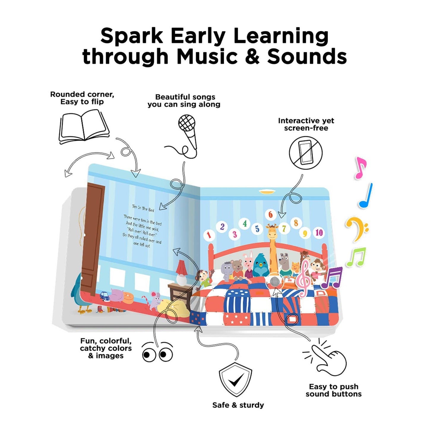 Ditty Bird Baby Sound Book: ABC Learning BESTSELLER USB-C