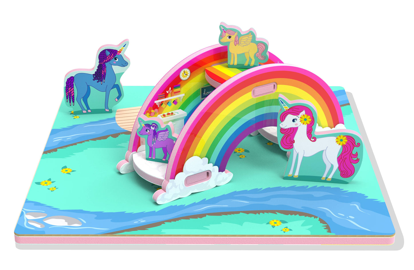 Storytime Toys Unicorn House Play Puzzle