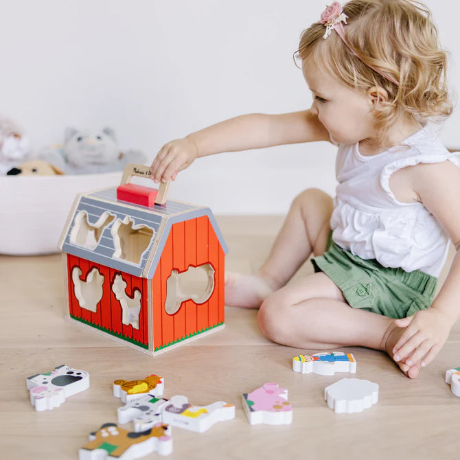 Melissa and Doug Take Along Sorting Barn