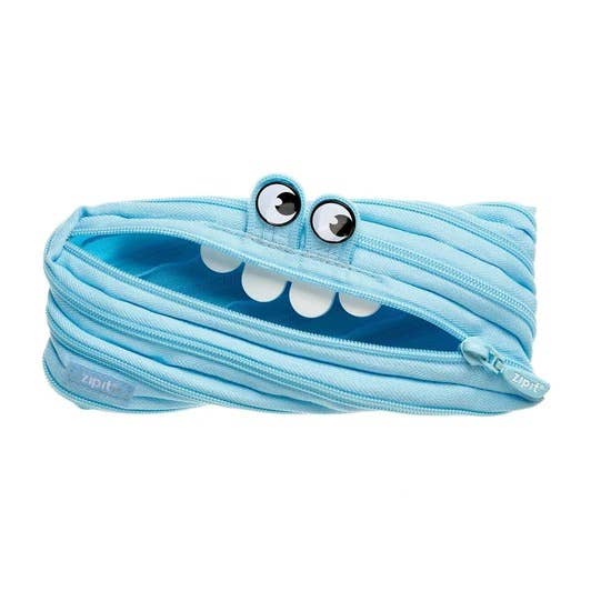 ZIPIT Gorge Monster Pencil Case, Blue