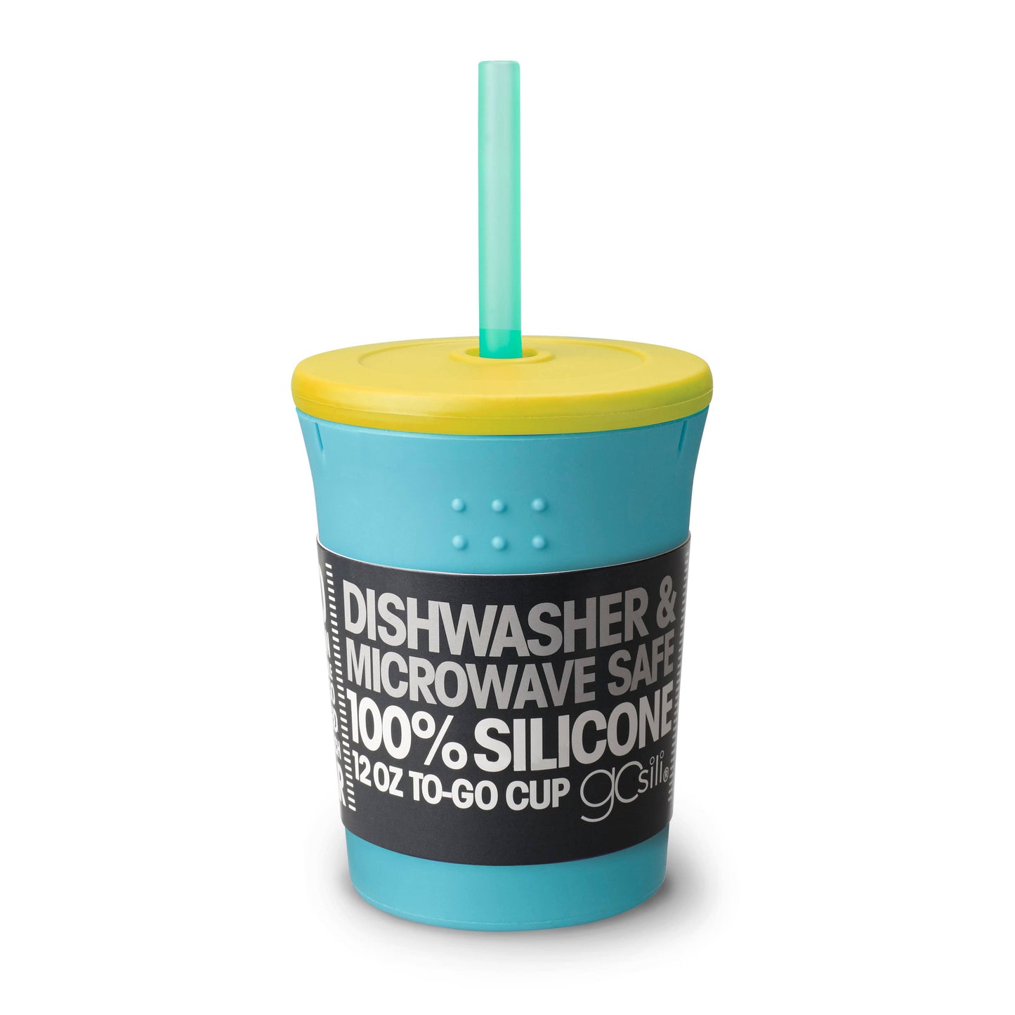 Gosili 12 oz Silicone Straw Kids Cup