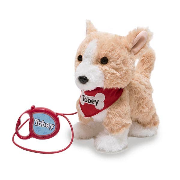 Cuddle Barn Walking Buddies - Tobey (Cute Puppy Dog Kids Plush Toy)