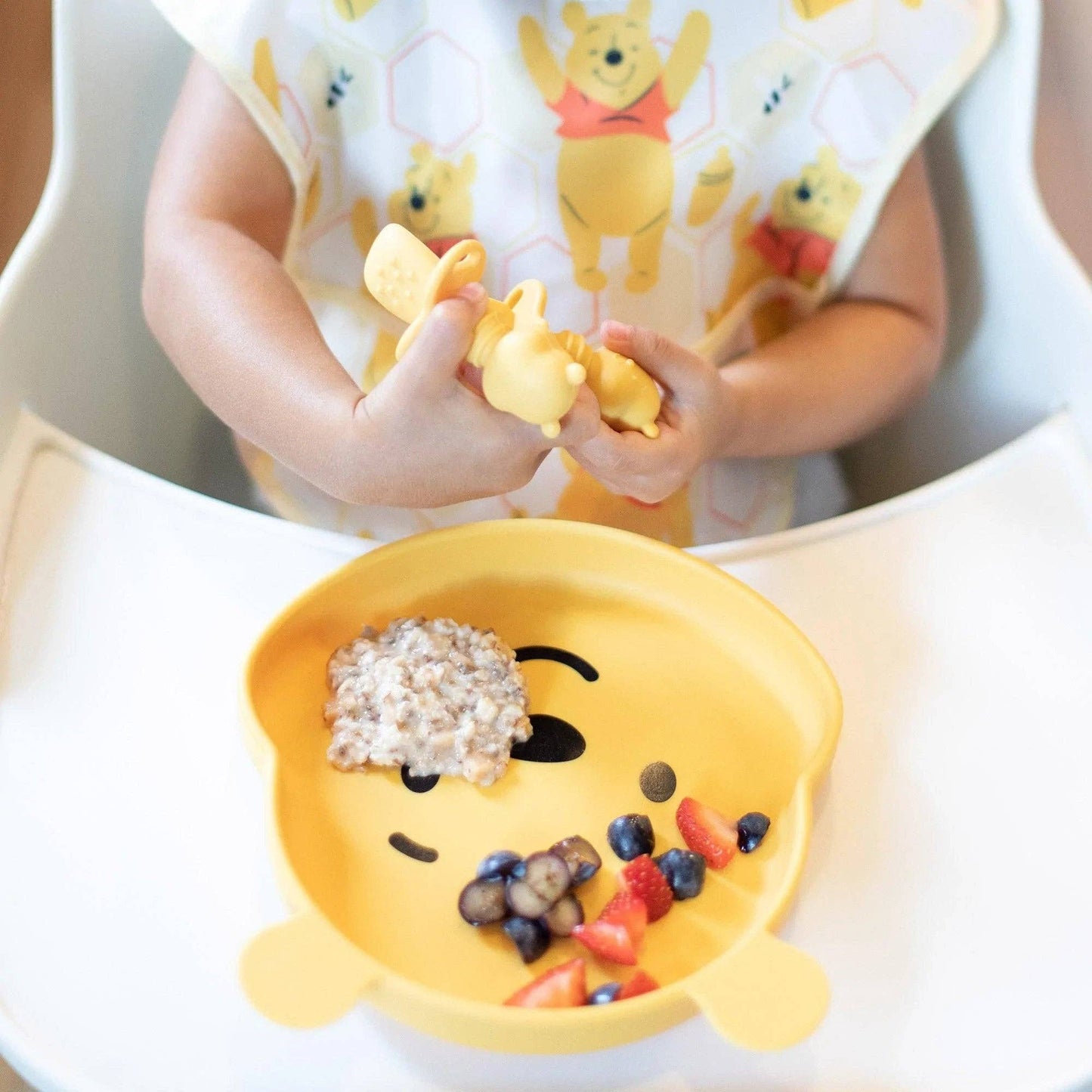 Bumkins Silicone Grip Dish: Winnie The Pooh