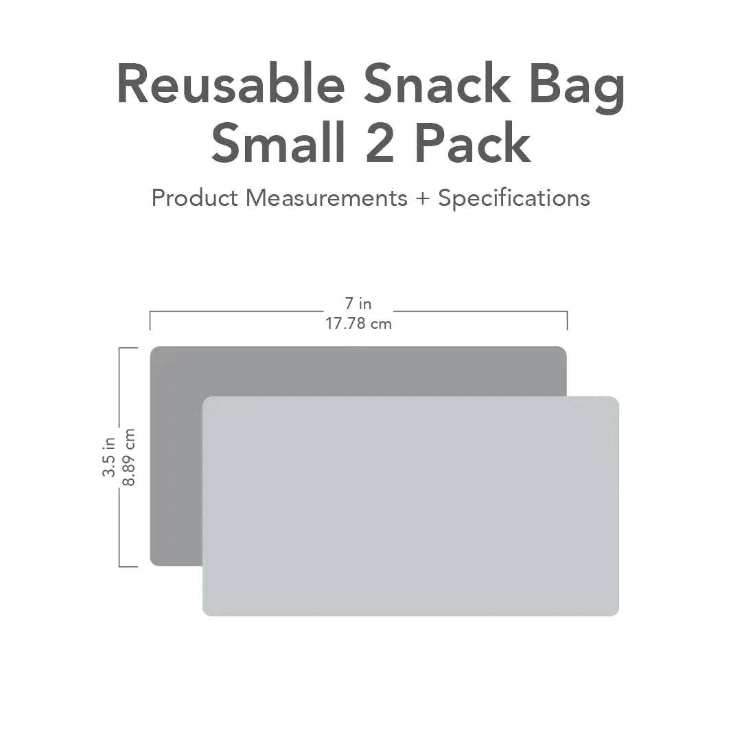 Bumkins Reusable Snack Bag, Small 2-Pack: Mickey Mouse