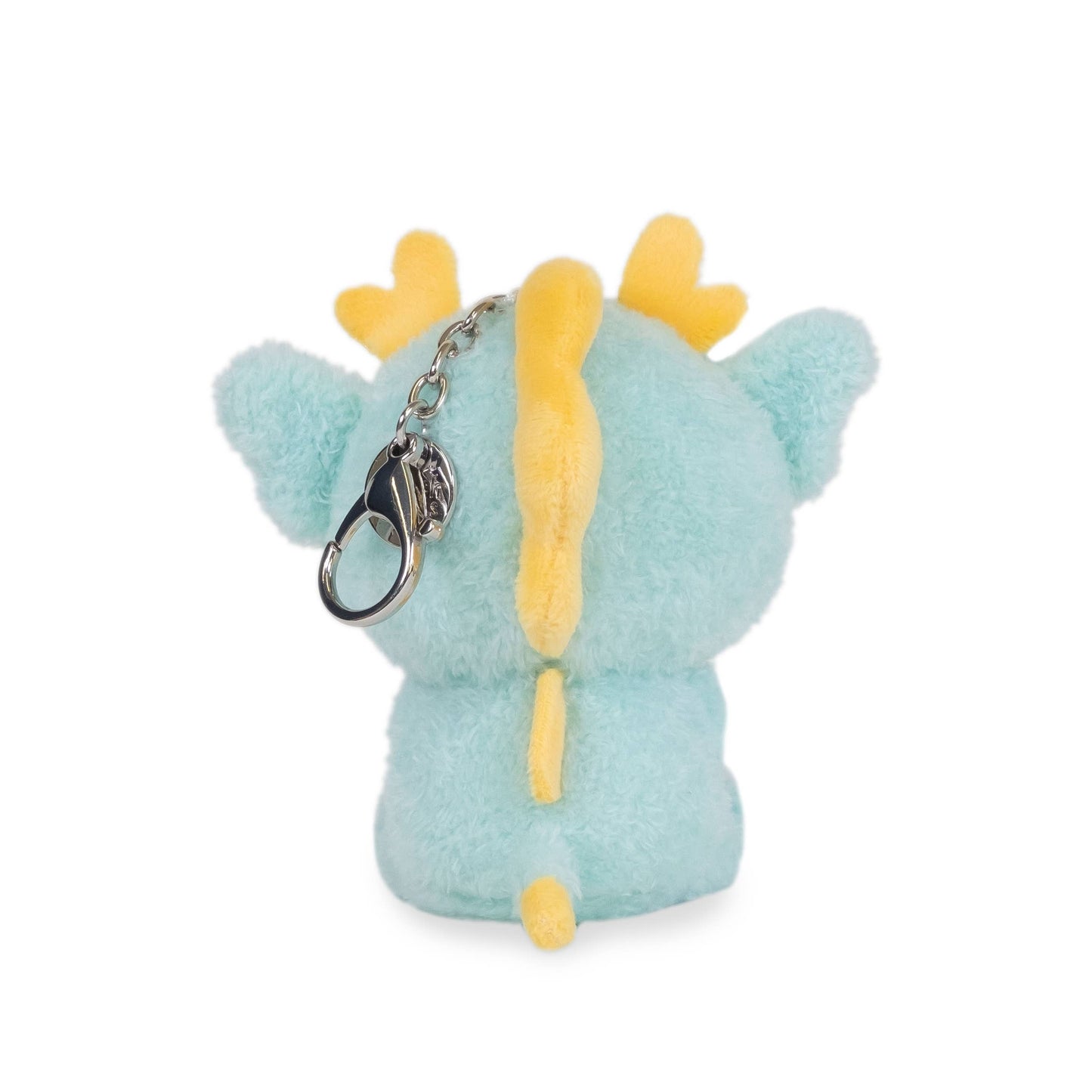 Cuddle Barn Mini Kai Keychain (Cute Kawaii Soft Blue Dragon Plush Clip)