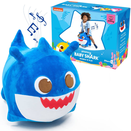 Baby Shark (Daddy) Bouncy - Ride On Plush Toy for Toddlers