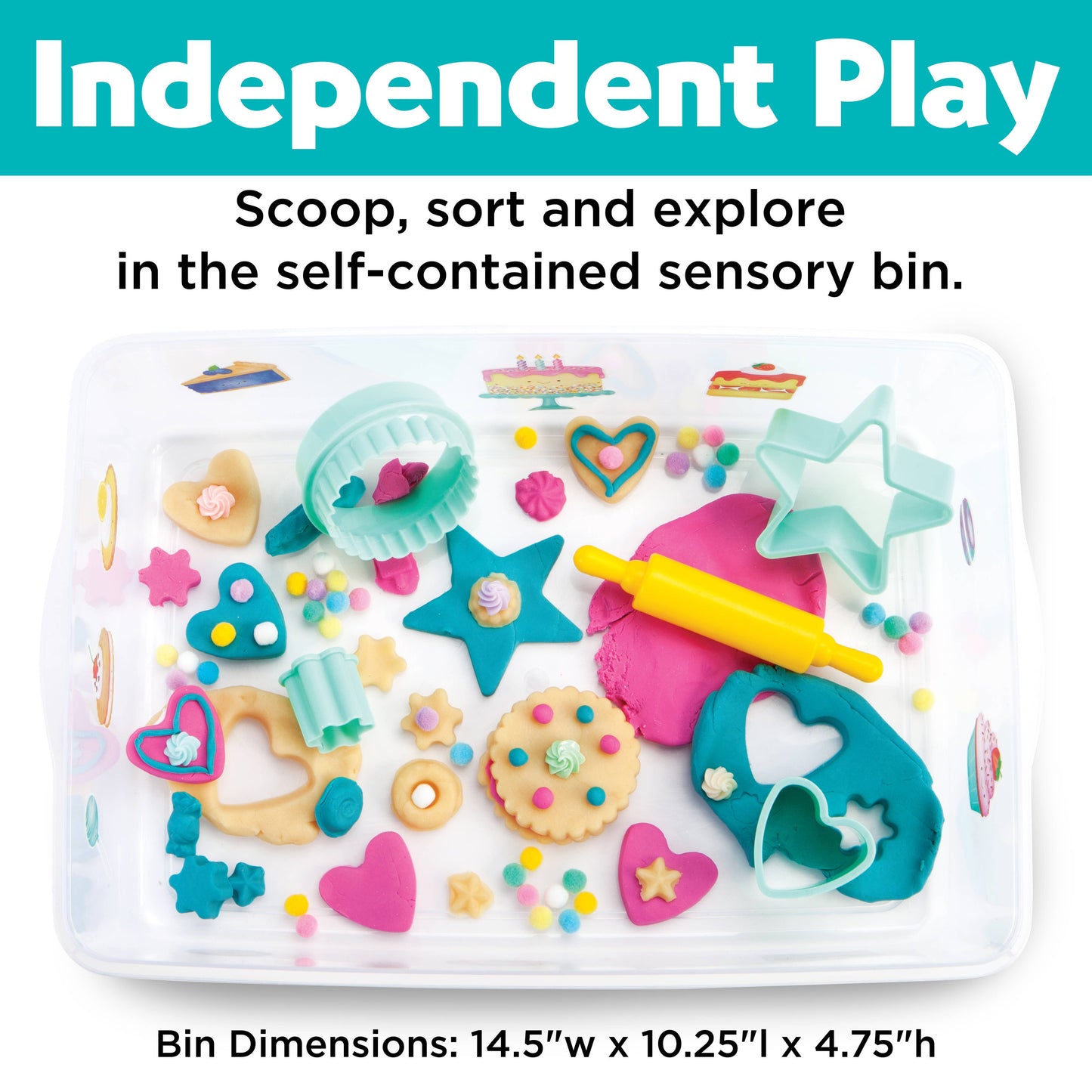 Faber Castell Sensory Bin Bake Shop Activity Bin for Kids