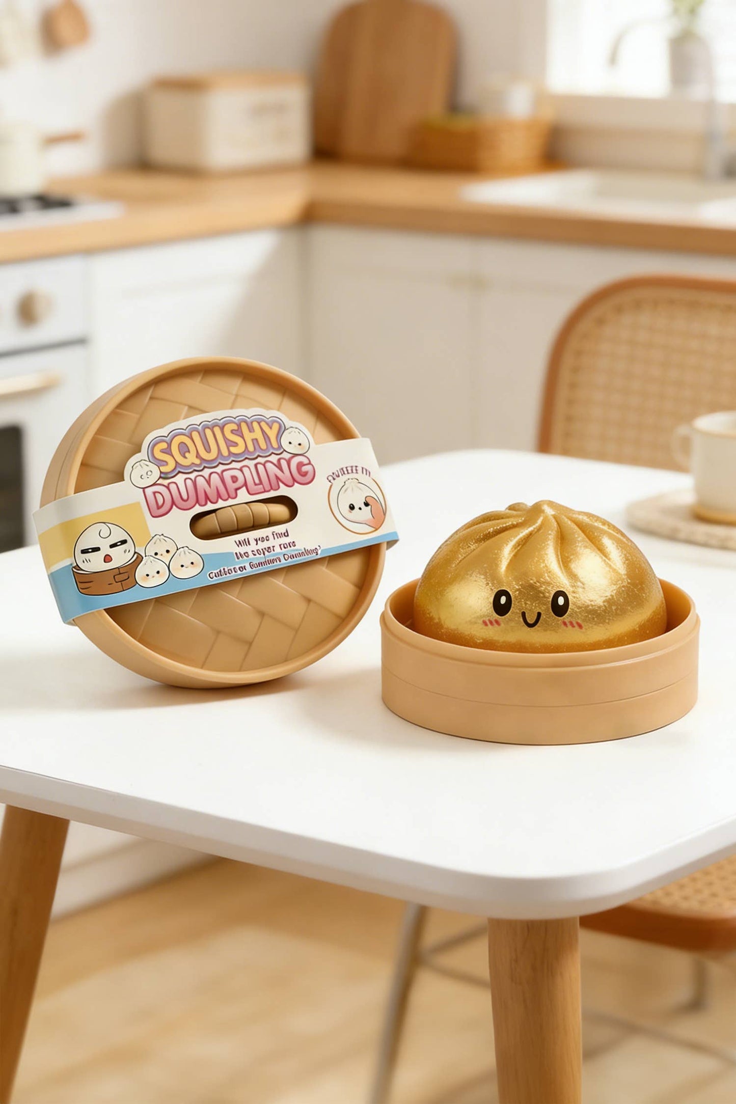 Cute Face Squishy Dumpling Squishy Toy