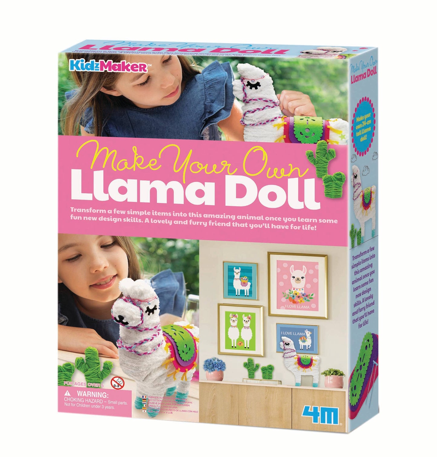 Toysmith 4M Make Your Own Llama Doll Kit (3300)