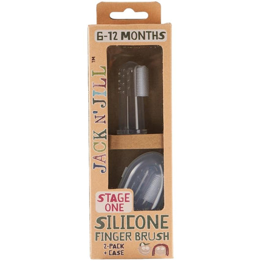 Jack N' Jill Stage 1 Silicone Finger Brush - 2 Pack