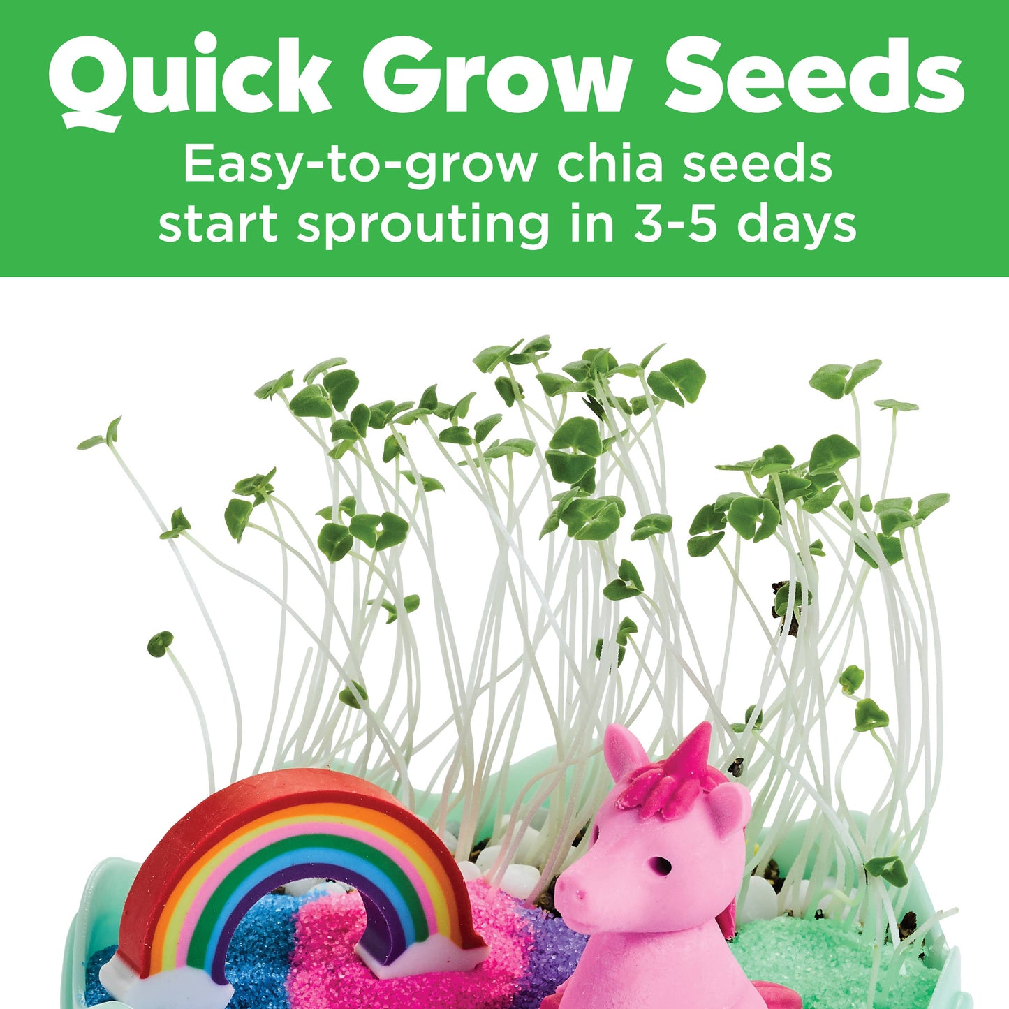 Faber Castell Grow a Mini Garden – Unicorn - DIY Craft Kit for Kids