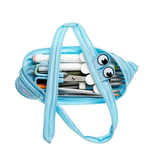 ZIPIT Gorge Monster Pencil Case, Blue