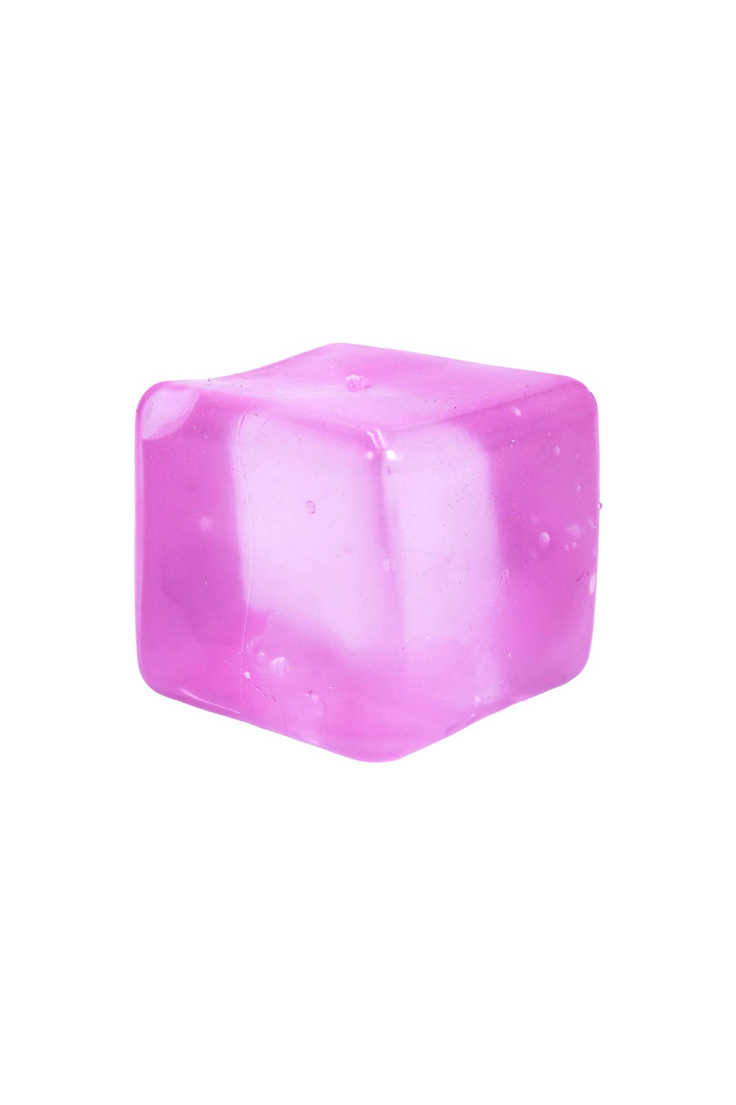 Clear Colorful Cube Maltose Putty Filled Squishy - PVC Box