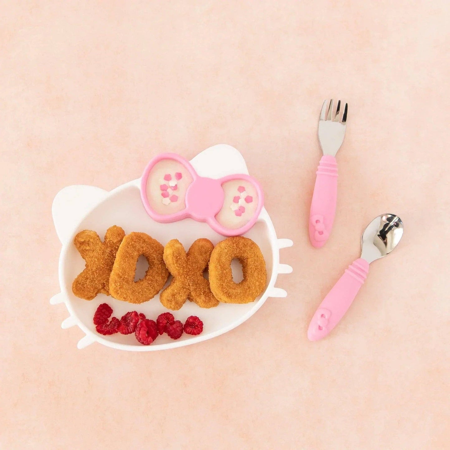 Bumkins Silicone Grip Dish: Hello Kitty®