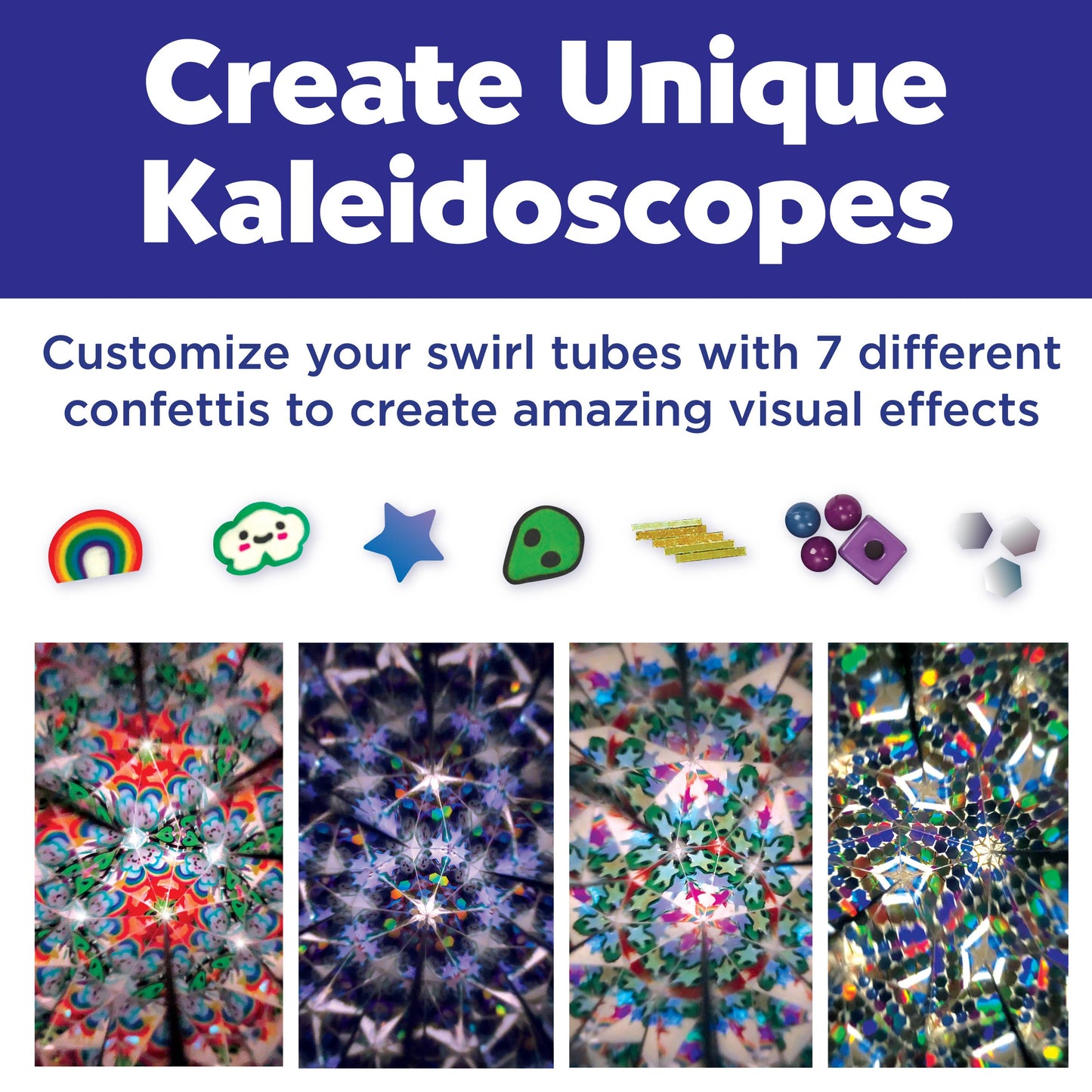 Faber CastellMake Your Own Magic Swirl Kaleidoscope Craft Kit for Kids